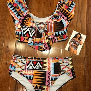 ❌❌❌SOLD❌❌❌  Tribal Swimsuit - NWOT